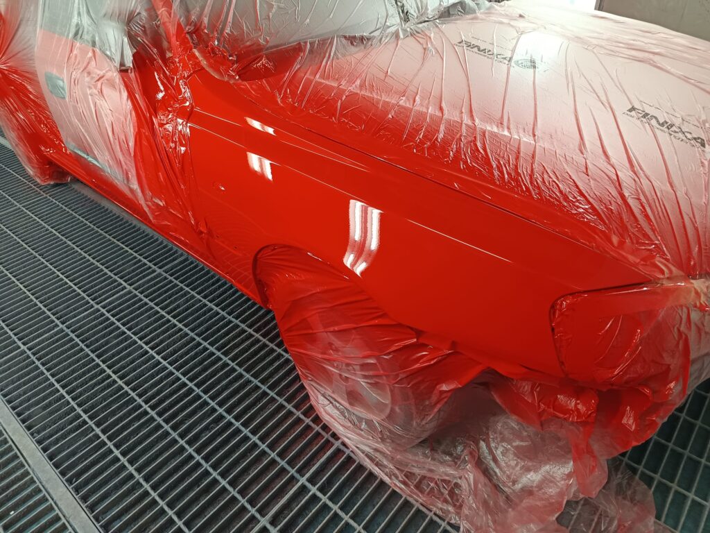 Lakování předního blatníku